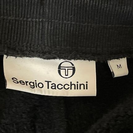 Sergio Tacchini Men's Black Drawstring Mid Rise Lounge Jogger Sweat Pants Size M