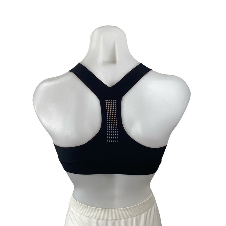 Reebok Pure Move Black Sleeveless Yoga Gym Athletic Activewear Sports Bra Top S
