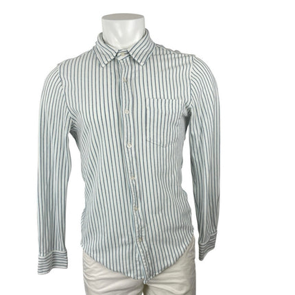 Bonobos Stretch Everyday Striped Collared Long Sleeve Button Down Shirt Top Sz M