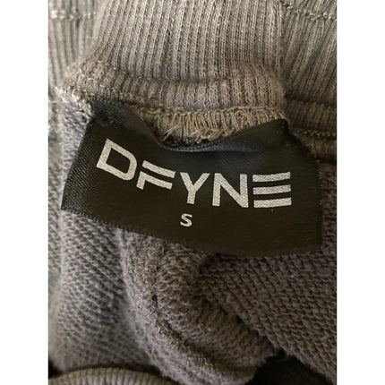 DFYNE Women's Gray High Rise Pull On Tapered Athletic Jogger Sweat Pants Size S