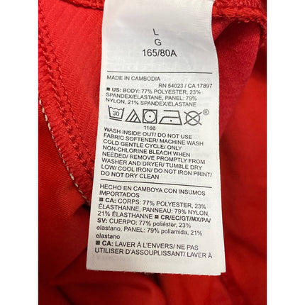 Old Navy Active Powersoft Red Athletic Activewear Tank & Skinny Pants Set Size L