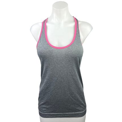 C9 By Champion Gray Heathered Racer Back Loose Activewear Sports Cami Tank Top S