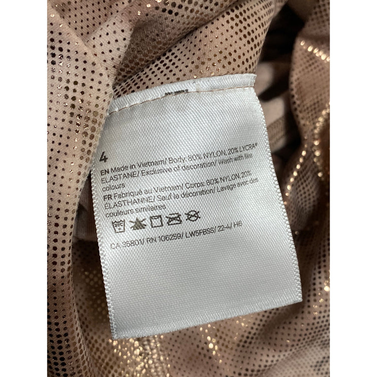 Lululemon Align Diamond Dye Misty Shell Cacao Dot Foil Athletic Leggings Size 4