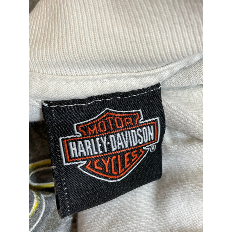 Harley Davidson Men's Gray Bahamas Graphic Print Short Sleeve T Shirt Tee Top