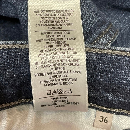 NEW Joe's The Classic Relax Mens Blue High Rise Straight Denim Jeans Pants Sz 36