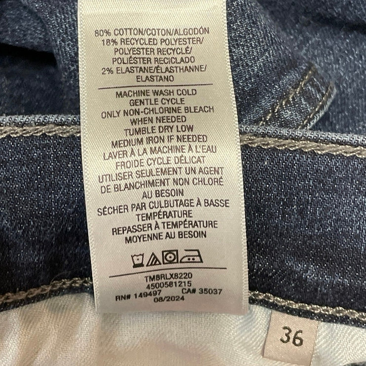 NEW Joe's The Classic Relax Mens Blue High Rise Straight Denim Jeans Pants Sz 36