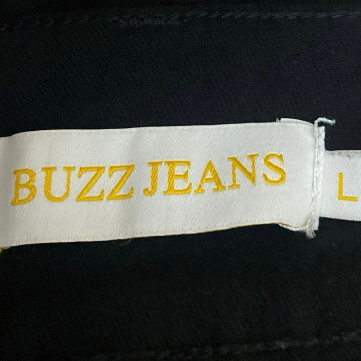 Buzz Jeans Women's Black High Waist Slim Fit Skinny Denim jeans Bermuda Short L