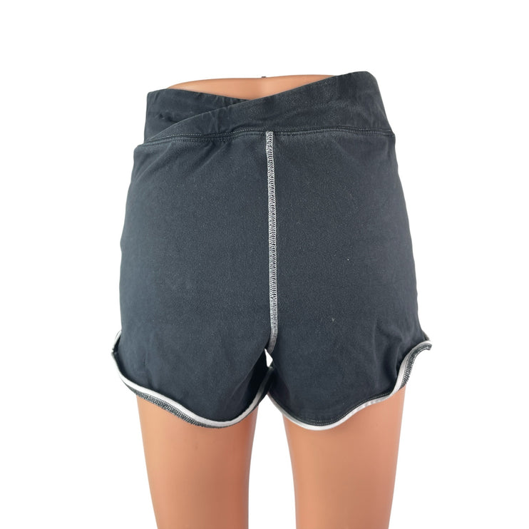 Free People FP Movement Women's Black High Rise Yoga Workout Athletic Shorts S