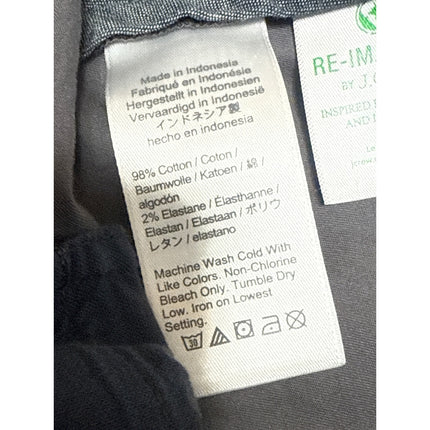 J.Crew Men's Gray Flat Front Mid Rise Casual Chino Khaki Bermuda Shorts Size L