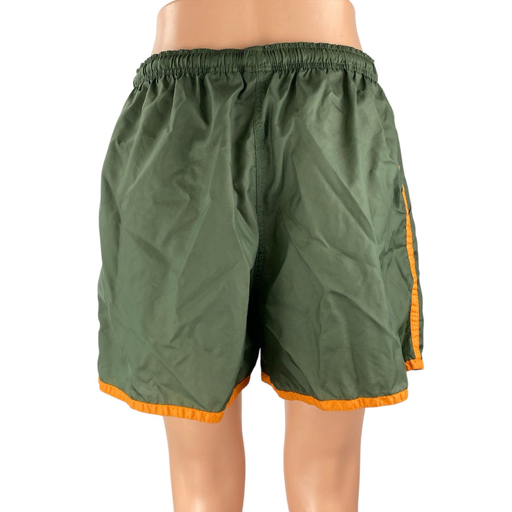 Nike Women's Green Drawstring Yoga Workout Running Athletic Mini Shorts Size L