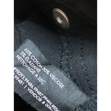 Club Monaco Women's Black Low Waist Zip Pockets Slim Fit Skinny Trousers Pants 2