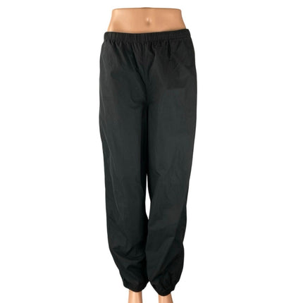 Aritzia TNA Women's Black Pull On High Waisted Tapered Jogger Sweat Pants Size M