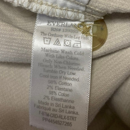 Everlane Cream White Corduroy Wide Leg High Waisted Baggy Trousers Dress Pants 8