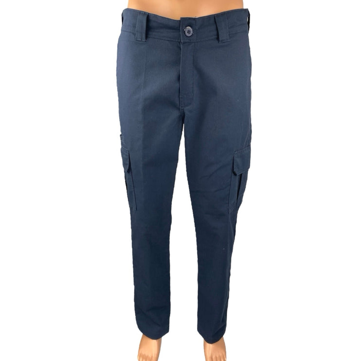 Dickies Men's Blue Mid Rise Slim Straight Chino Khaki Trousers Pants Size 35