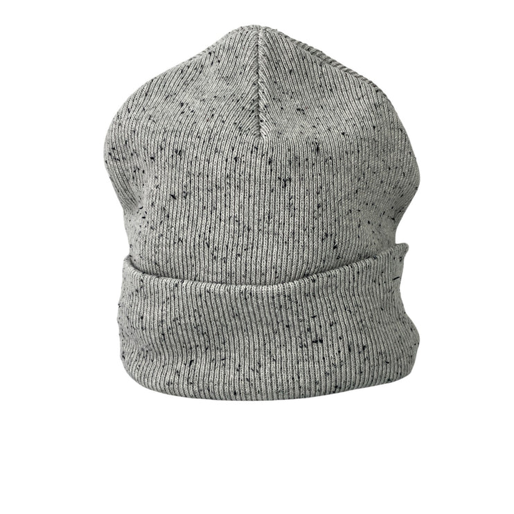 Aritzia Main Character Gray Speckled Cuff Rib Knit Winter Bonnet Beanie Hat OS
