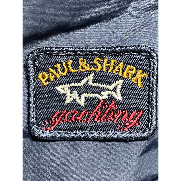 Paul & Shark Yachting Typhoon 20000 Gray Hoodie Windproof Zip Up Coat Jacket L