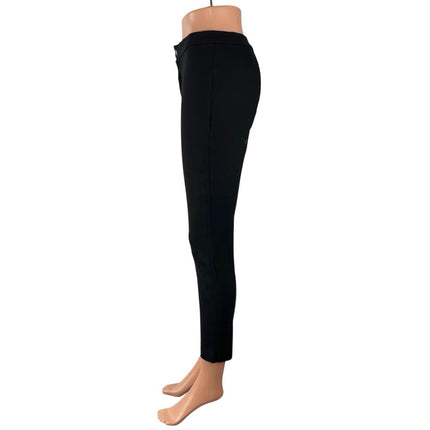 Banana Republic Women's Black High Rise Skinny Tapered Trousers Dress Pants Sz 4