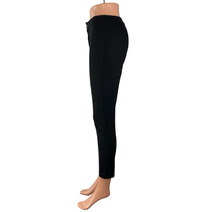 Banana Republic Women's Black High Rise Skinny Tapered Trousers Dress Pants Sz 4
