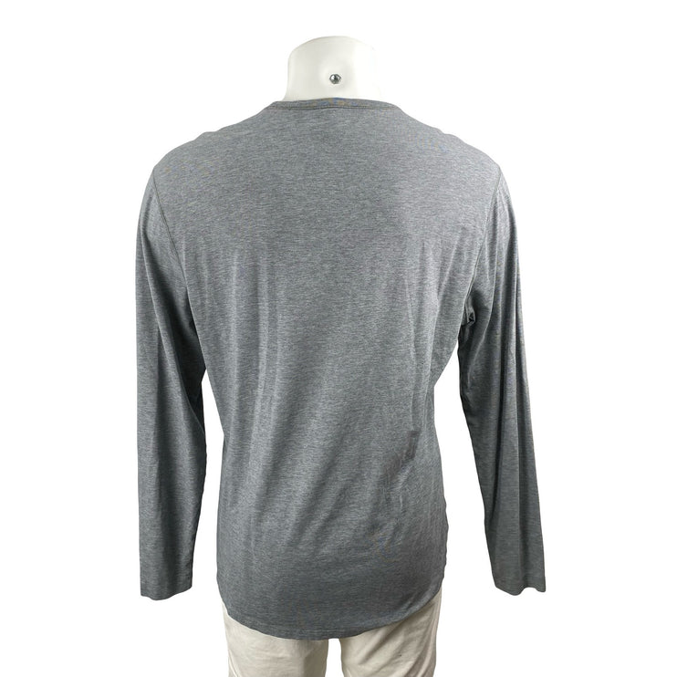 Lululemon Men's Gray Crew Neck Long Sleeve Sweater Sweatshirt T-Shirt Top Sz XL