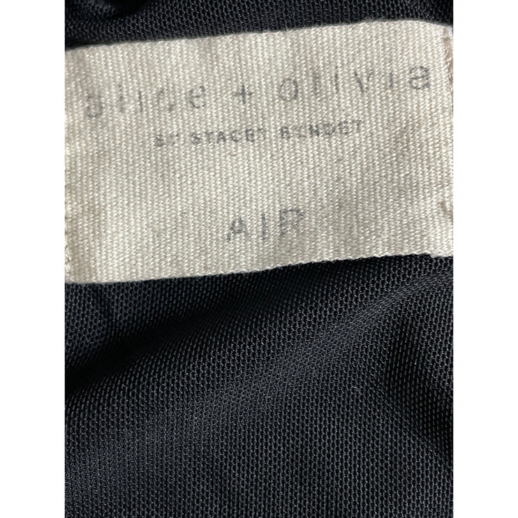 Alice + Olivia Rydel Black Sleeveless Gym Athletic Activewear Crop Tank Top S/M