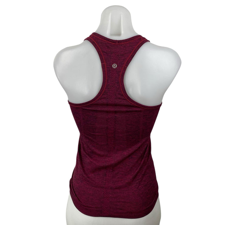 Lululemon Swiftly Tech Women's Red Racerback Yoga Workout Athletic Tank Top Sz 8