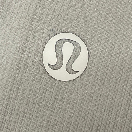 Lululemon Womens Gray Ribbed Sleeveless Activewear Athletic Gym Tank Top Size S