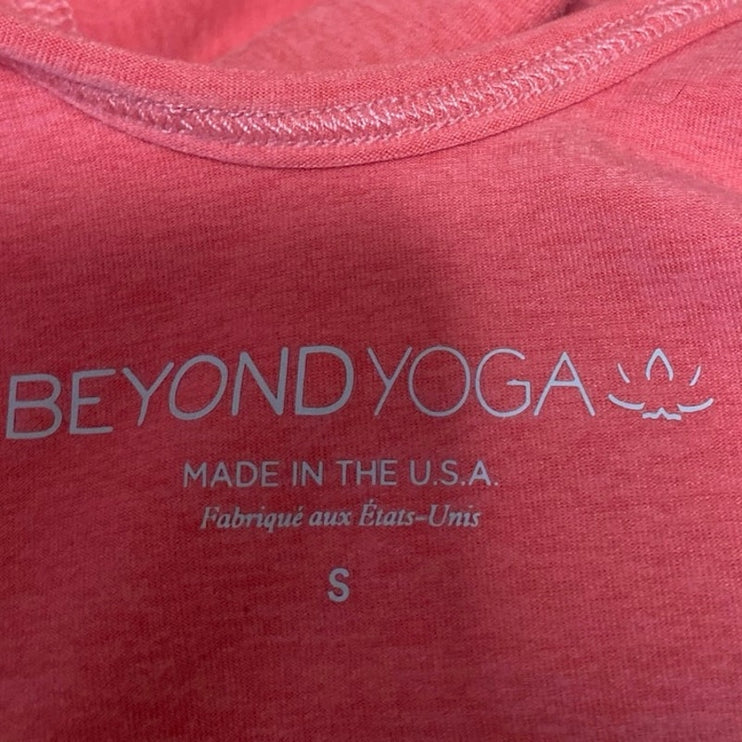 Beyond Yoga Pink Crossback Sleeveless Tennis Gold Athletic Mini Dress Size S
