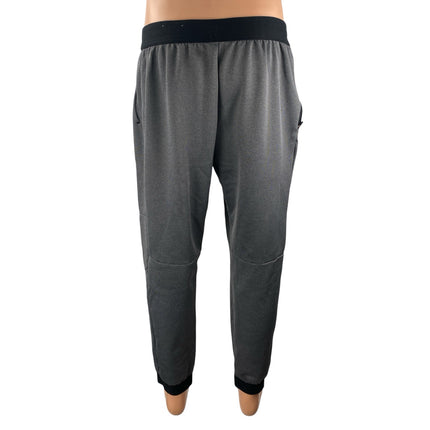 Tek Gear Men's Gray Drawstring Tapered Hiking Athletic Jogger Sweat Pants Size L