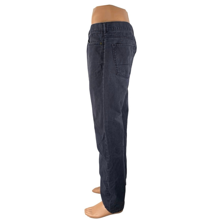 Dockers Men's Blue Gray Straight Relaxed High Rise Denim Jeans Pants Size 34x30