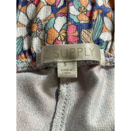 Z Supply Multicolor Floral Cami Tank Top Mini Short Beach Lounge Sleepwear Set S