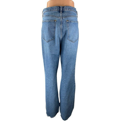 Abercrombie & Fitch The Vintage Flare Blue High Rise Bootcut Denim Jeans Size 32