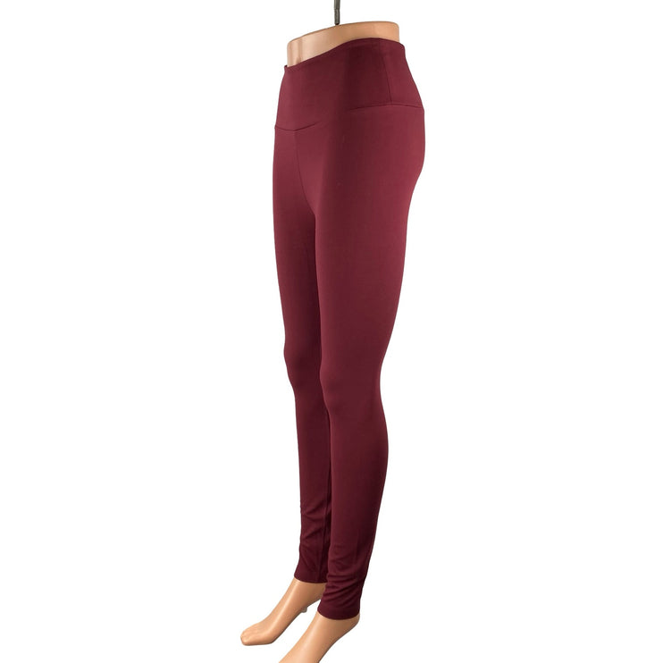 Lou & Grey Women's Red High Rise Yoga Running Workout Athletic Leggings Pants S
