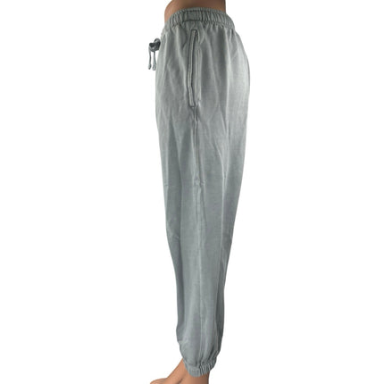 Aeropostale Women's Gray Fleece High Waisted Tapered Jogger Sweat Pants Size S