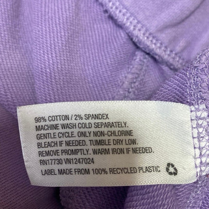 Joy Lab Women's Purple Drawstring High Waist Activewear Lounge Sweat Shorts M