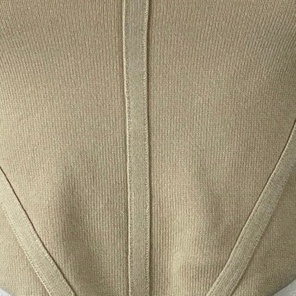 House of Harlow 1960 Beige Knit Sleeveless Square Neck Crop Corset Tank Top XS