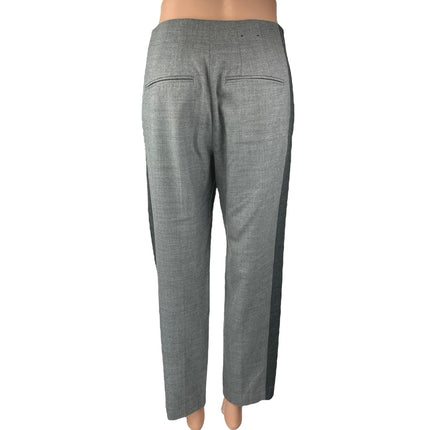 Club Monaco Women's Gray Black Colorblock High Waisted Trouser Casual Pants Sz 2