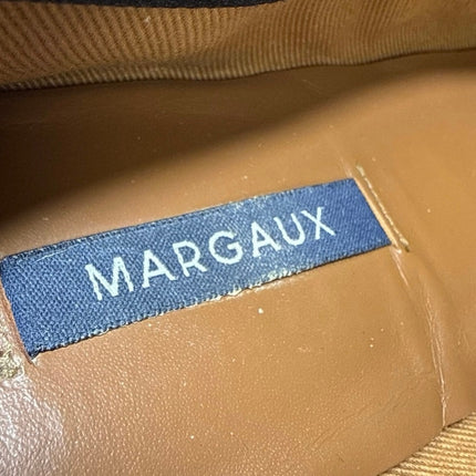 Margaux The Demi Women's Dark Blue Nappa Leather Bow Ballet Flats Size 9M