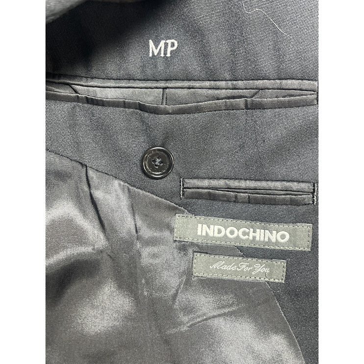 Indochino Men's Black Notch Lapel Long Sleeve Blazer Sports Suit Jacket Size M