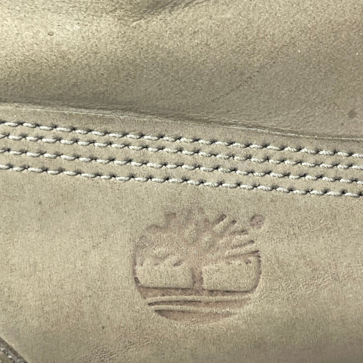 Timberland Beige Tan Suede Lace Up Waterproof Combat Ankle Boots Booties Size 7M