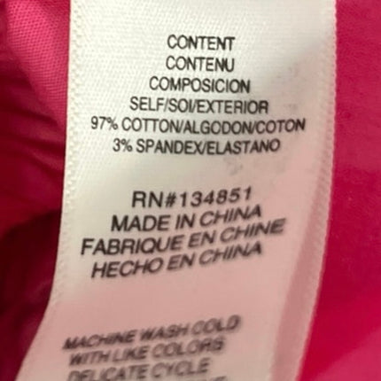 WAYF Pink Sleeveless Smocked Ruffle Peplum Cami Camisole Blouse Tank Top Size S