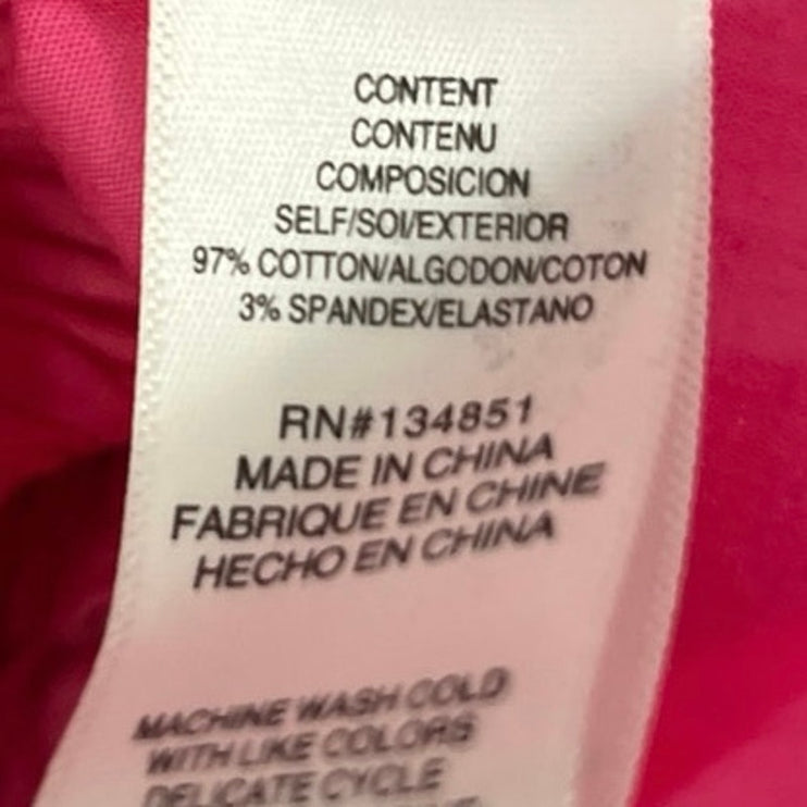 WAYF Pink Sleeveless Smocked Ruffle Peplum Cami Camisole Blouse Tank Top Size S