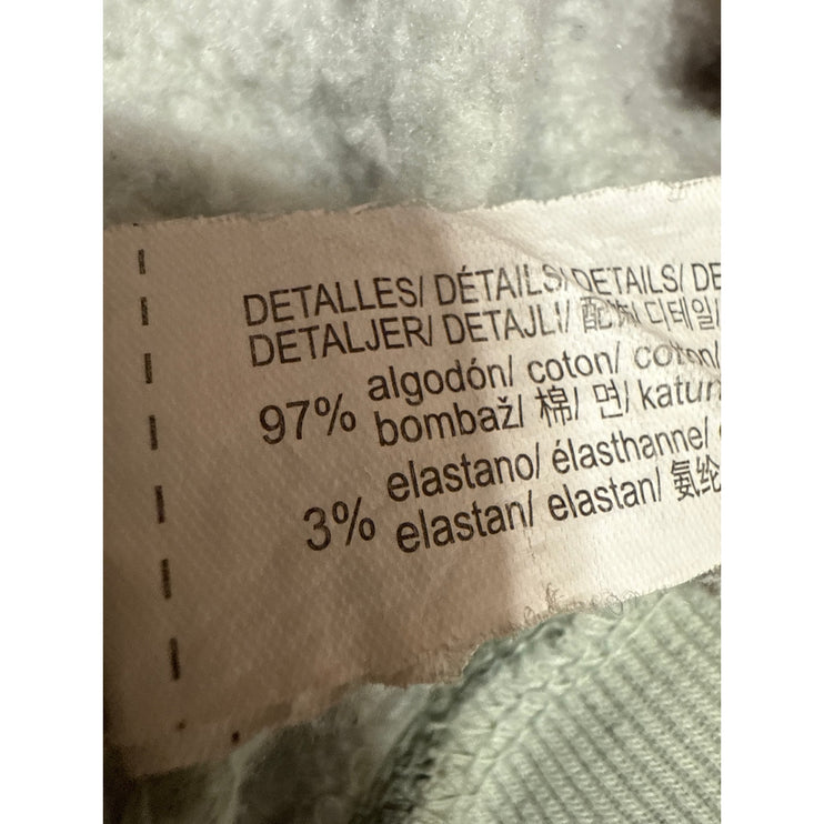 Zara Women's Green Tie Dye Long Sleeve Crew Neck Sweater Sweatshirt Top Size M