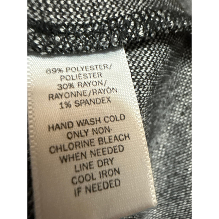 Ann Taylor LOFT Black White Sleeveless Pleated Fit & Flare Mini Dress Size 00