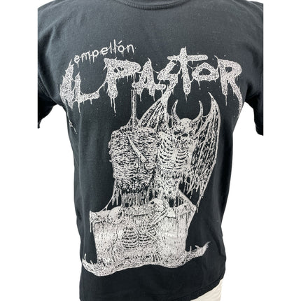 Empellón Al Pastor Demon Trompo Men's Black Graphic Crewneck T Shirt Tee Top M