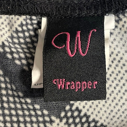 Wrapper Womens Multicolor Check Plaid Raw Hem Y2k Mini A-line Skirt Size L