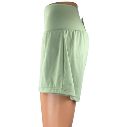 NEW Halara Women's Green High Waist Activewear Fitness Yoga Running Shorts Sz 6