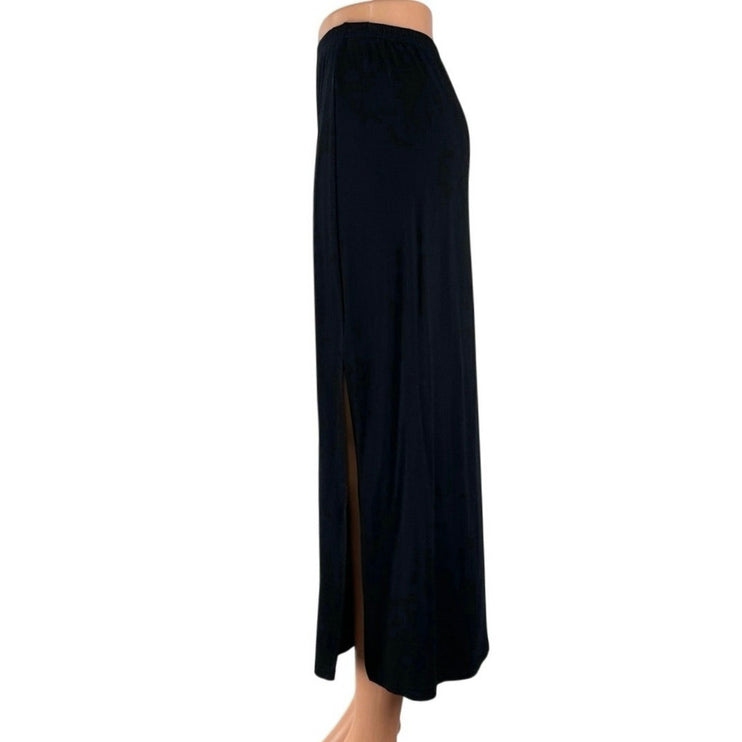 Brandy Melville Josie Black High Waisted Minimalist Maxi Straight Pencil Skirt M