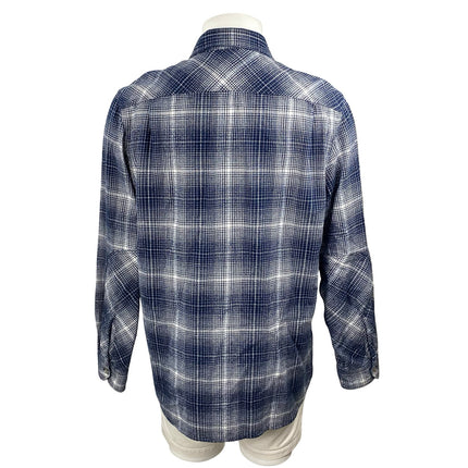 Woolrich Men's Plaid Check Collared Long Sleeve Casual Button Down Shirt Top L