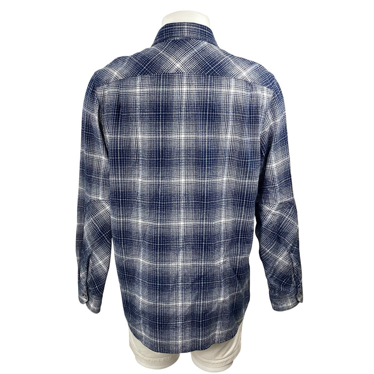 Woolrich Men's Plaid Check Collared Long Sleeve Casual Button Down Shirt Top L
