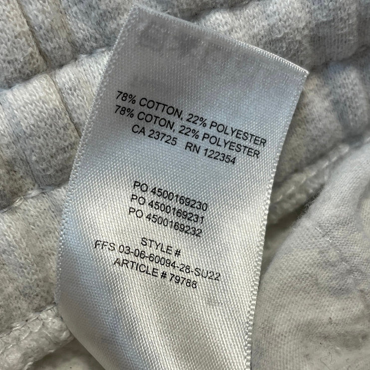 Aritzia TNA Cozy Fleece Gray Elastic Waist Tapered Lounge Jogger Sweat Pants S